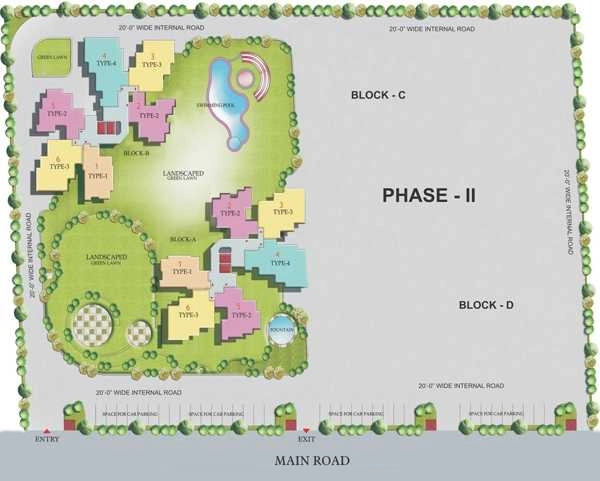 Master Plan of Gardenia Square in Crossings Republik, Ghaziabad - Image 313988