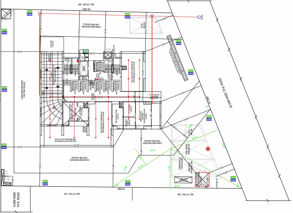 Master Plan of Times Marvel in Thaltej, Ahmedabad - Image 314022