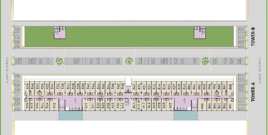 Master Plan of V2 Money Plant High Street in Jagatpur, Ahmedabad - Image 314111