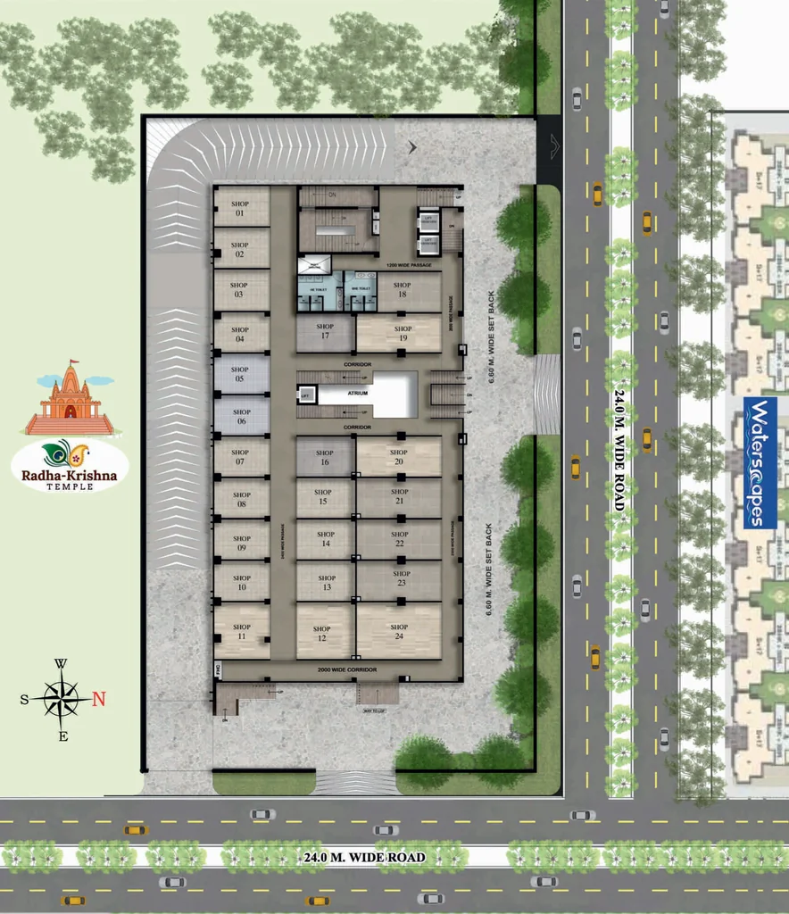 Master Plan of Pristine Tower in Gomti Nagar, Lucknow - Image 314149