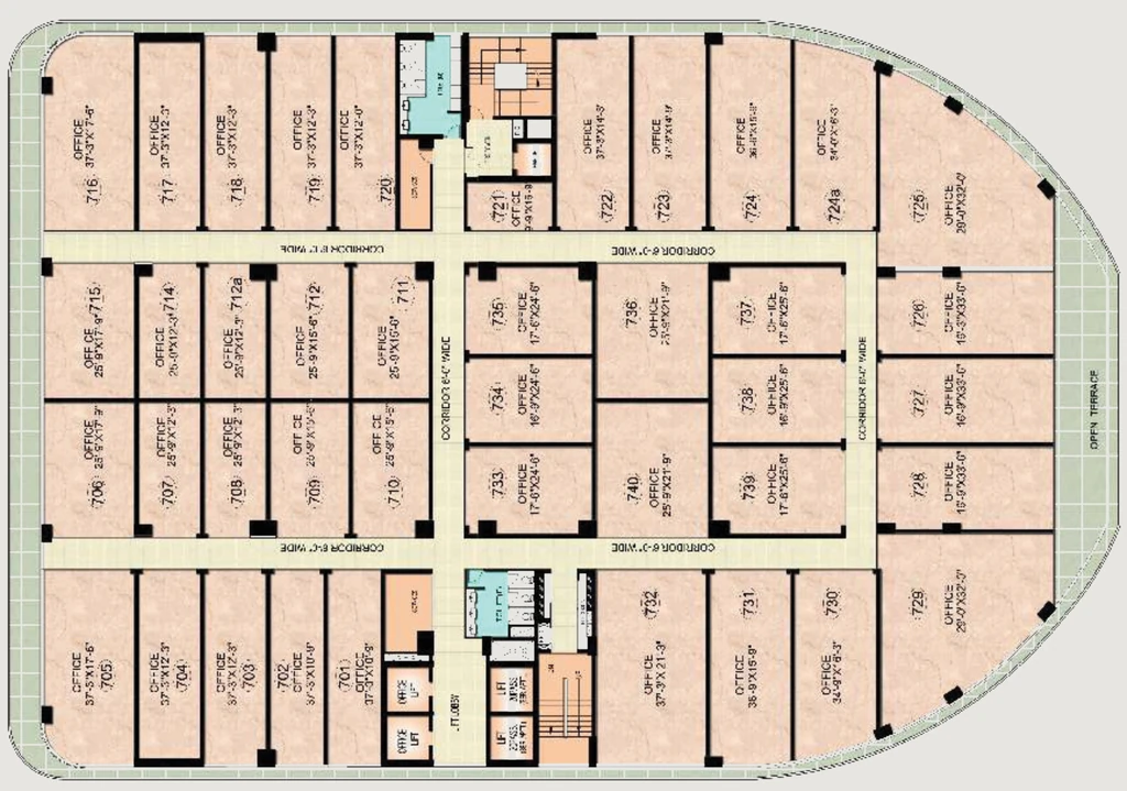Floor Plan of Shiv Shakti Zoe in Sushant Golf City, Lucknow - Image 314806
