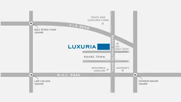 Location of Satyam Luxuria - Image 314373