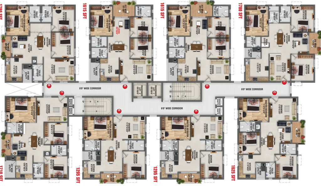 Floor Plan of RK Oxygen Valley in Mallampet, Hyderabad - Image 314480