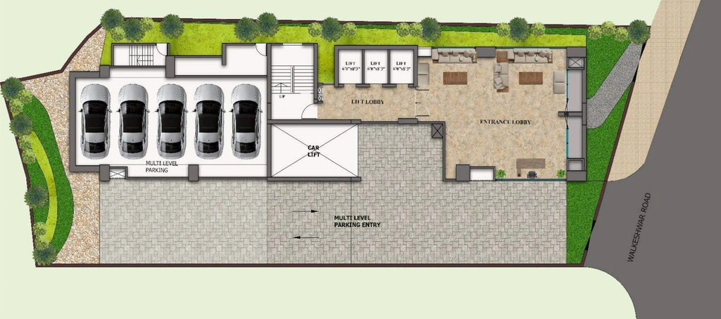 Master Plan of 6 Crystal in Malabar Hill, Mumbai - Image 314508