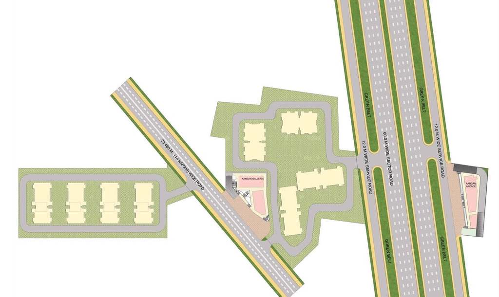 Master Plan of Adani Aangan Arcade in Sector 88A, Gurgaon - Image 314681