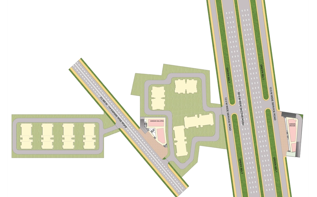 Master Plan of Adani Aangan Galleria in Sector 89A, Gurgaon - Image 314532