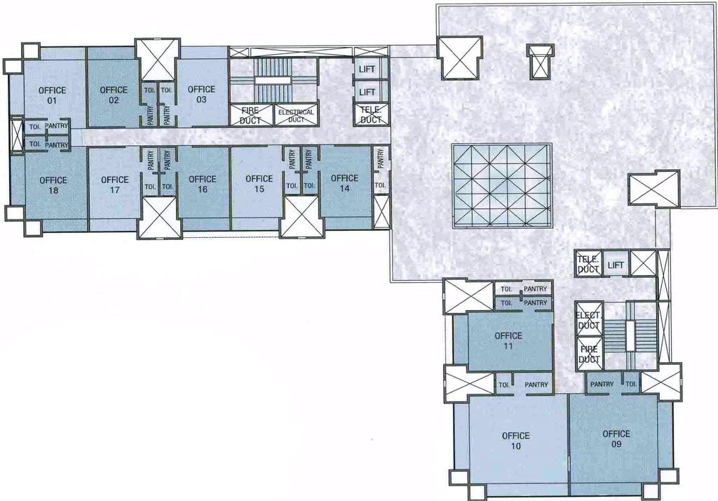 Floor Plan of Crystal Paradise in Andheri West, Mumbai - Image 314587