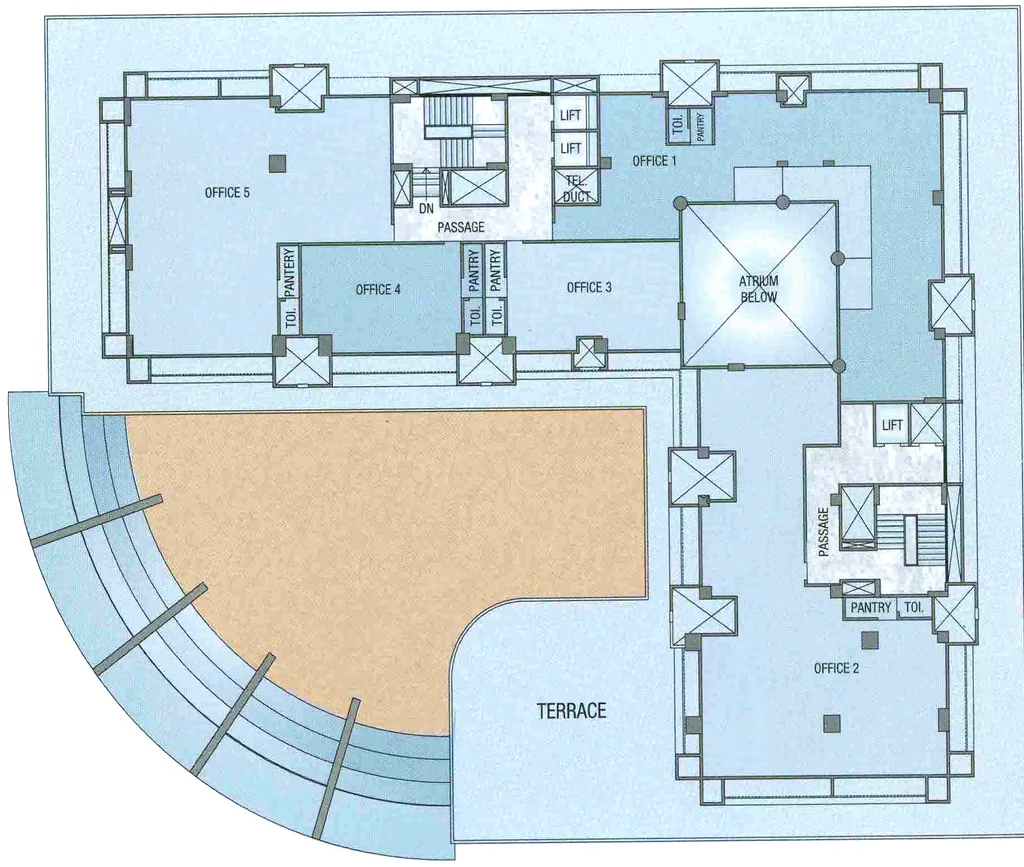 Floor Plan of Crystal Paradise in Andheri West, Mumbai - Image 314588