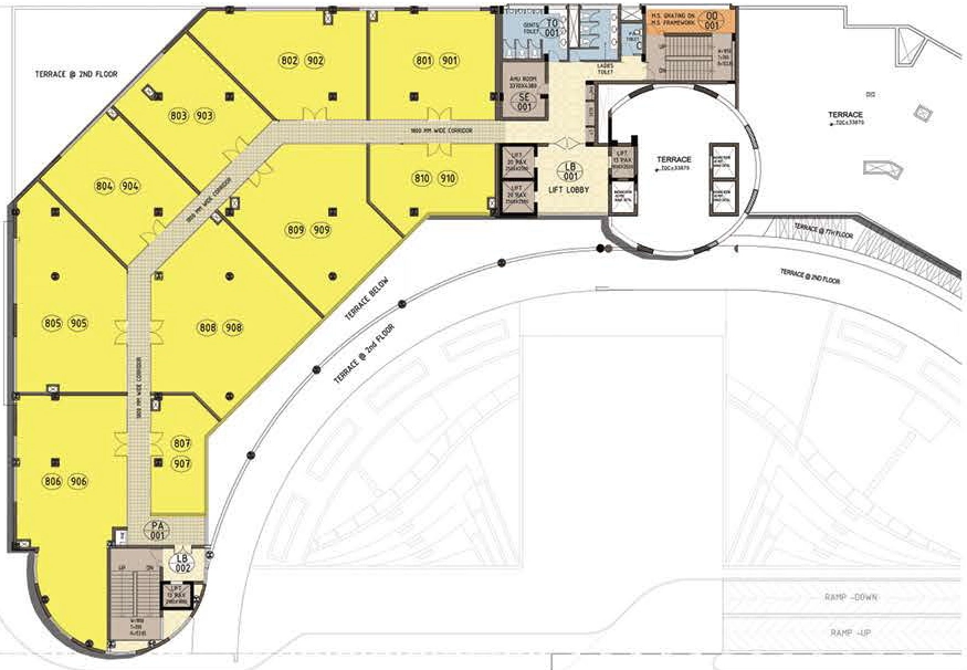 Floor Plan of Shalimar Iridium in Vibhuti Khand, Lucknow - Image 314744
