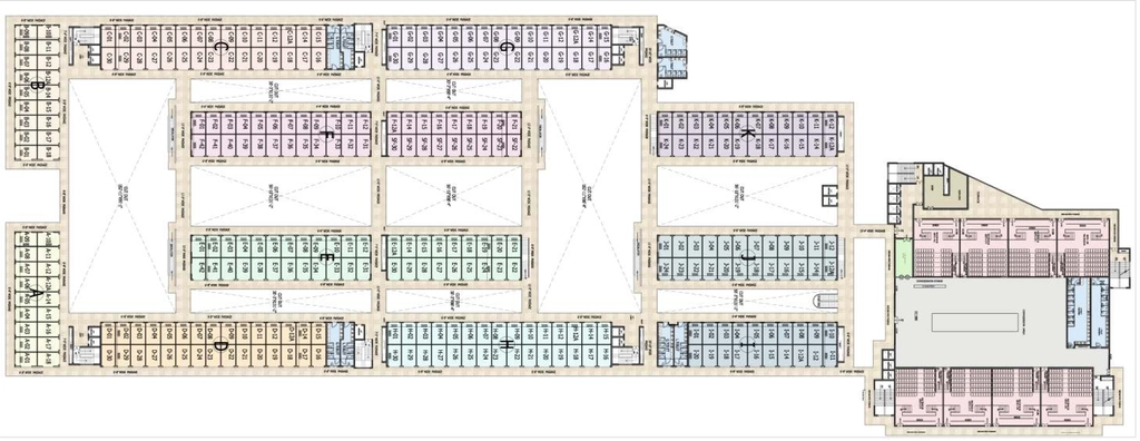 Floor Plan of R Tech Capital Galleria in Vaishali Nagar, Jaipur - Image 314790