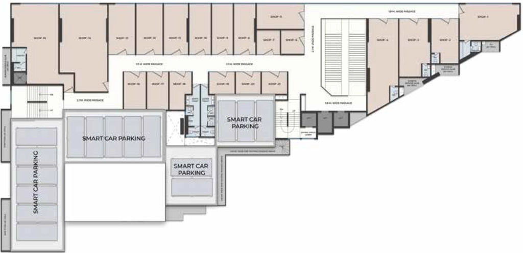 Floor Plan of Ornate Solitaire in Dahisar East, Mumbai - Image 314870