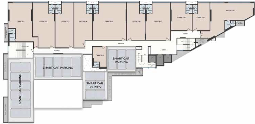 Floor Plan of Ornate Solitaire in Dahisar East, Mumbai - Image 314872