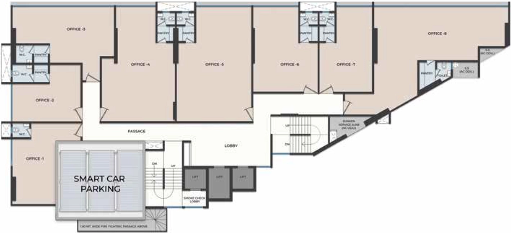 Floor Plan of Ornate Solitaire in Dahisar East, Mumbai - Image 314869