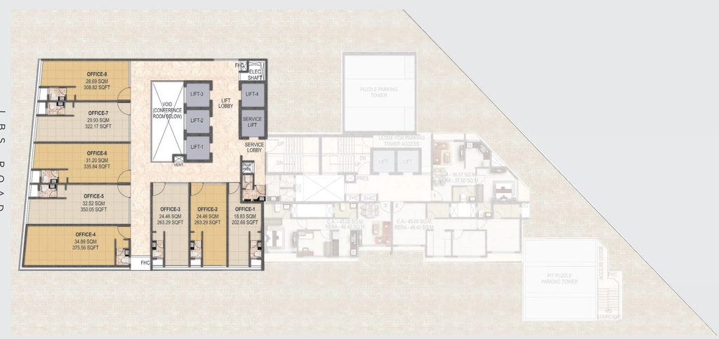 Floor Plan of Commercial Sandu W20 in Ghatkopar West, Mumbai - Image 314947