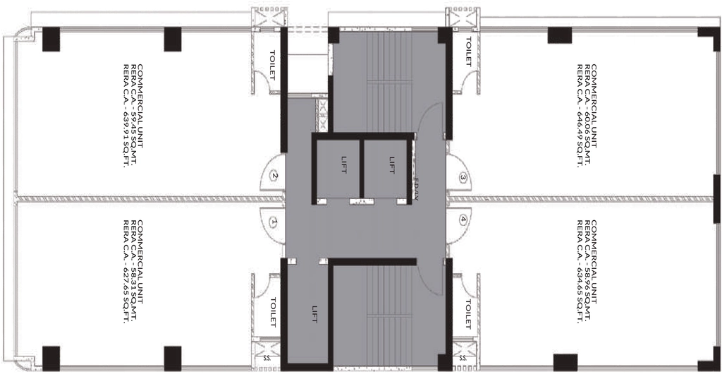 Floor Plan of Shankesh Crown in Sion West, Mumbai - Image 314965
