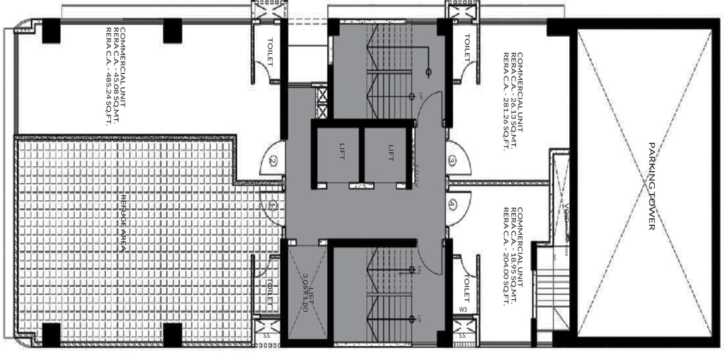 Floor Plan of Shankesh Crown in Sion West, Mumbai - Image 314970