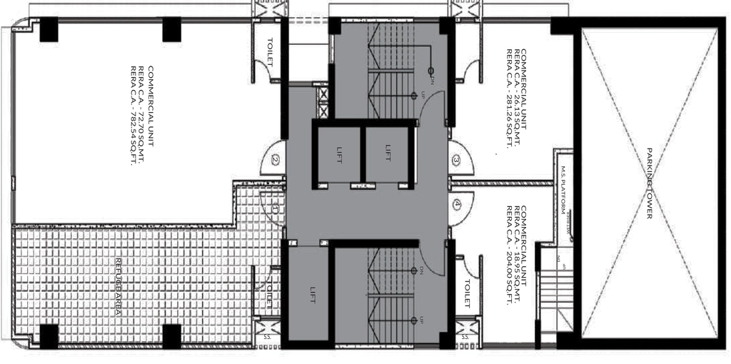Floor Plan of Shankesh Crown in Sion West, Mumbai - Image 314969