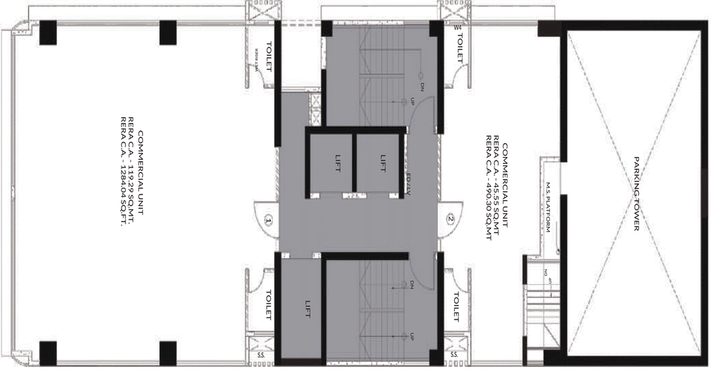 Floor Plan of Shankesh Crown in Sion West, Mumbai - Image 314968