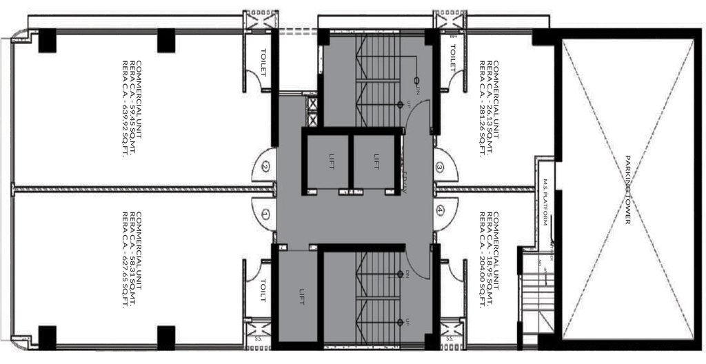 Floor Plan of Shankesh Crown in Sion West, Mumbai - Image 314967