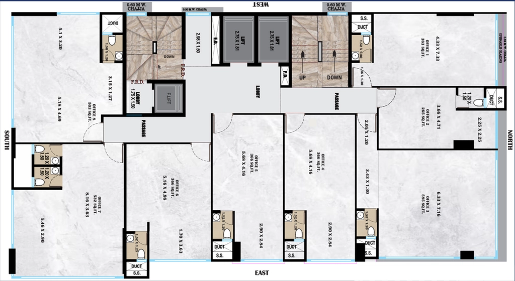 Floor Plan of Prince Sri Sava in Goregaon West, Mumbai - Image 314993