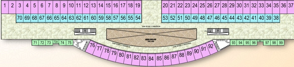 Floor Plan of Emerald Anmol Avenue in Sector 88, Faridabad - Image 315044