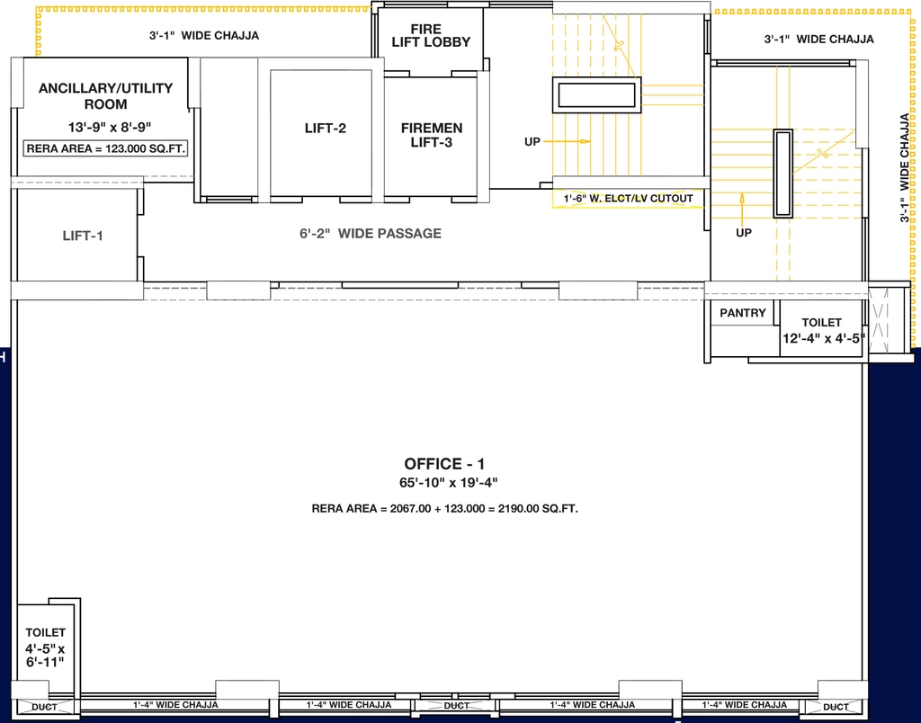 Floor Plan of G M Amore Edge in Khar West, Mumbai - Image 315106