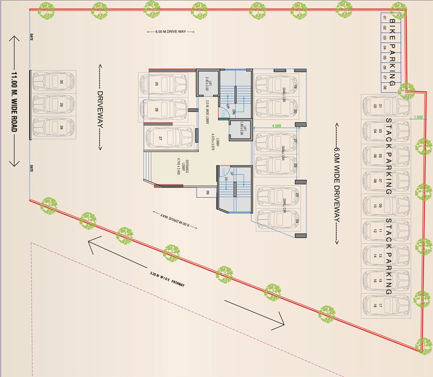 Master Plan of Tharwanis Sky View in Kharghar, Navi Mumbai - Image 315148