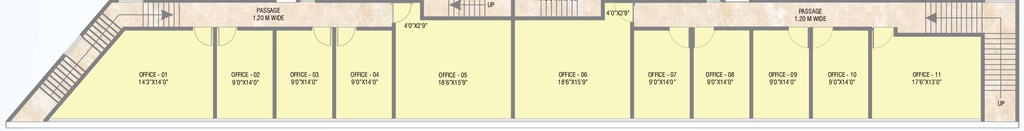 Floor Plan of Commercial Happy Home in Taloja, Navi Mumbai - Image 315182