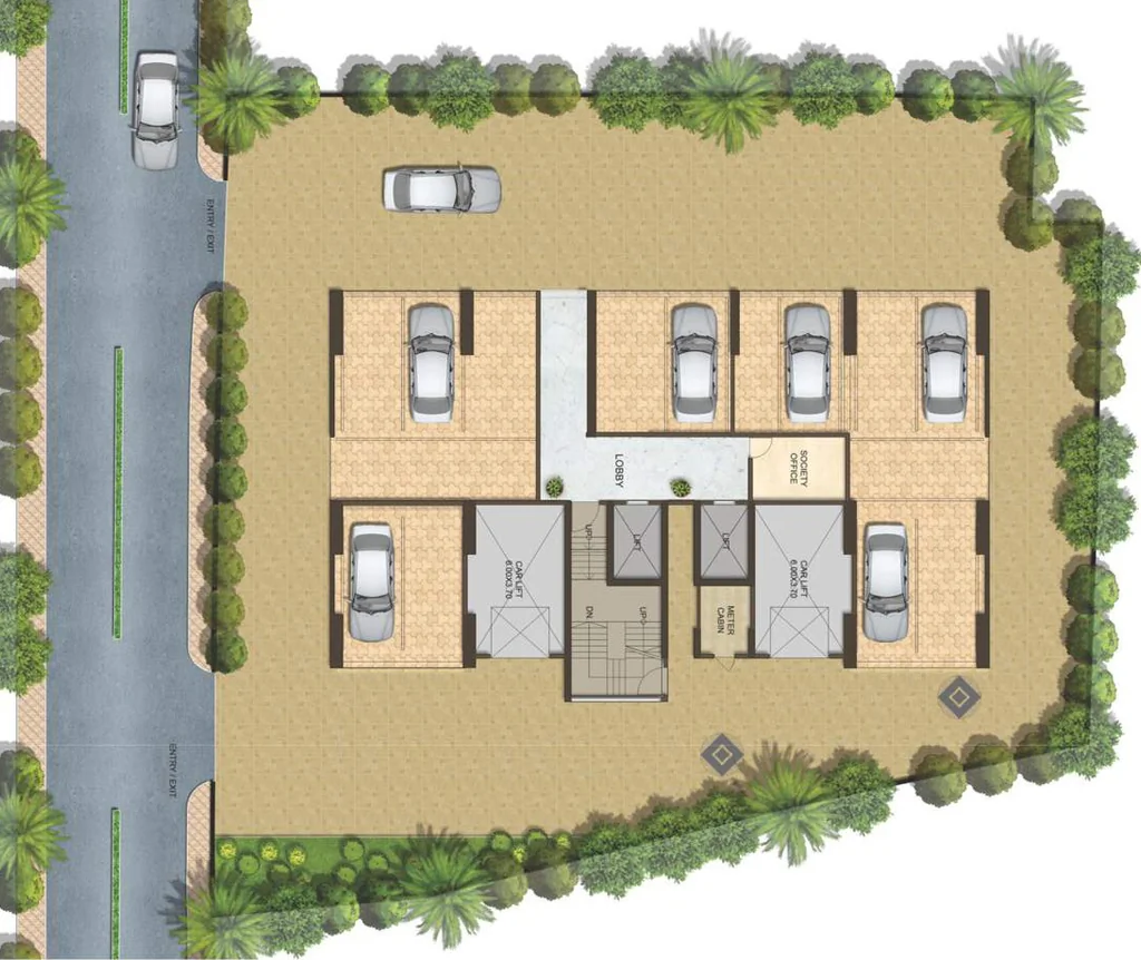 Master Plan of Jade Deluxe Apartments in Santacruz East, Mumbai - Image 315190