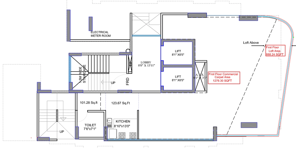 Floor Plan of Commercial Kings Paradise in Chembur East, Mumbai - Image 315212