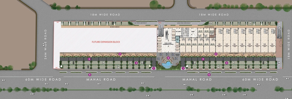 Master Plan of Ashadeep The World Street in Jagatpura, Jaipur - Image 315255