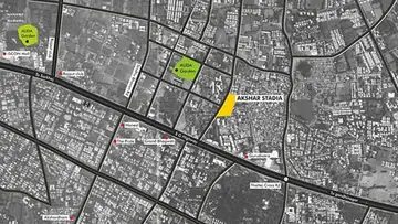 Location of Akshar Stadia - Image 315315
