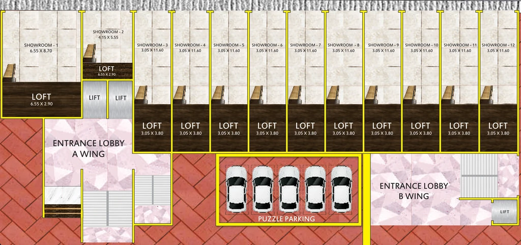 Floor Plan of Mohan Tribeca in Kalyan West, Thane - Image 315320