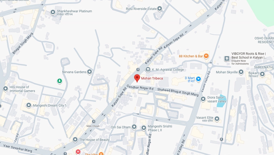 Location of Mohan Tribeca in Kalyan West, Thane - Image 315319