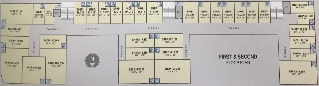 Floor Plan of Vertual Aviraj Pinnacle in Narol, Ahmedabad - Image 315328