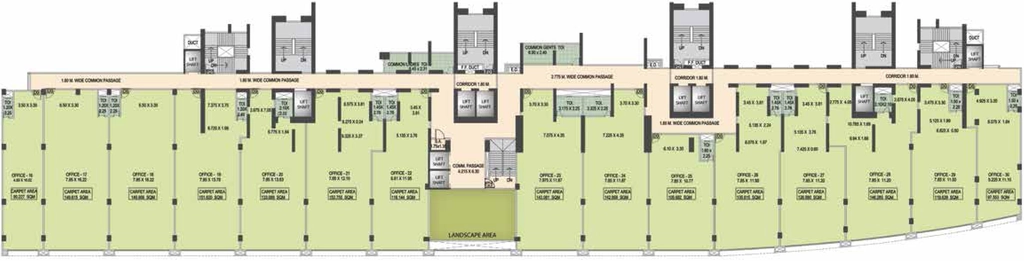Floor Plan of Commercial Puranik Rumah Bali in Ghodbunder Road, Thane - Image 315435