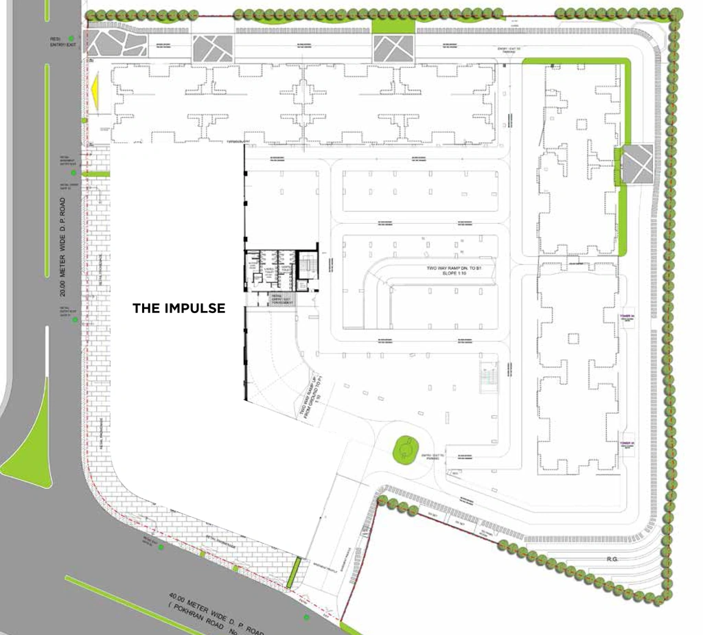 Master Plan of Shapoorji Pallonji The Impulse in Panch Pakhadi, Thane - Image 315467