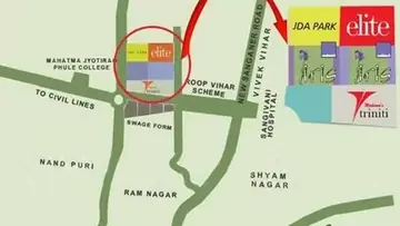 Location of Mahima Triniti - Image 315473