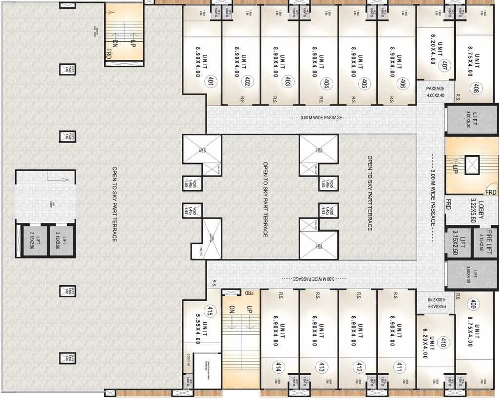 Floor Plan of Shradhha VA Business Centre in Ambernath West, Thane - Image 315497