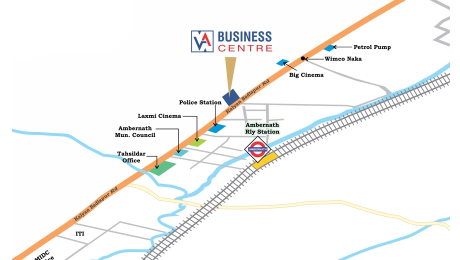 Location of Shradhha VA Business Centre in Ambernath West, Thane - Image 315495