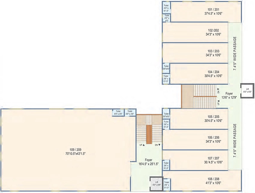 Floor Plan of Khyati Magnifico in Bodakdev, Ahmedabad - Image 315584