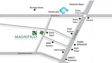 Location of Khyati Magnifico - Image 315581