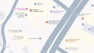 Location of Manglam Apex Mall - Image 315710