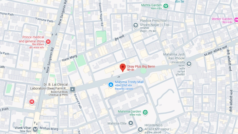 Location of Okay Plus Big Benn in Swage Farm, Jaipur - Image 315731