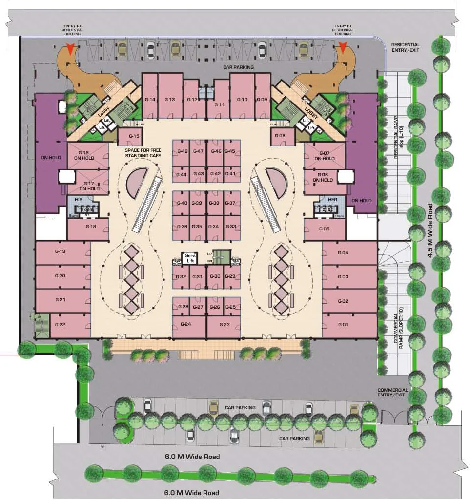 Master Plan of Ashiana Rangoli Plaza in Kanakpura, Jaipur - Image 315758