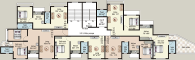 Floor Plan of Jayyog Solitaire Tower in Palghar, Palghar - Image 20173