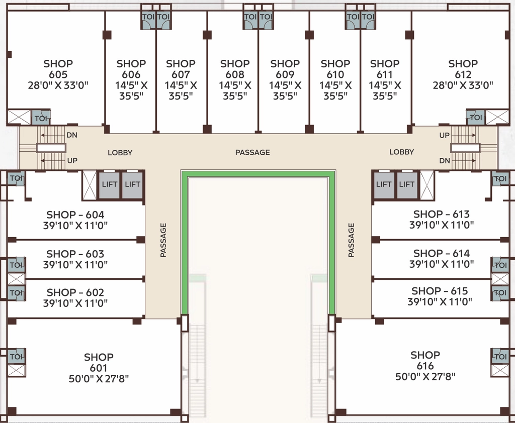 Floor Plan of Malbar Prime in Nikol, Ahmedabad - Image 315884