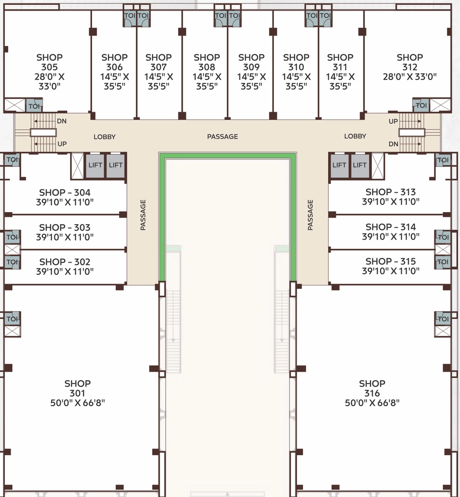 Floor Plan of Malbar Prime in Nikol, Ahmedabad - Image 315885