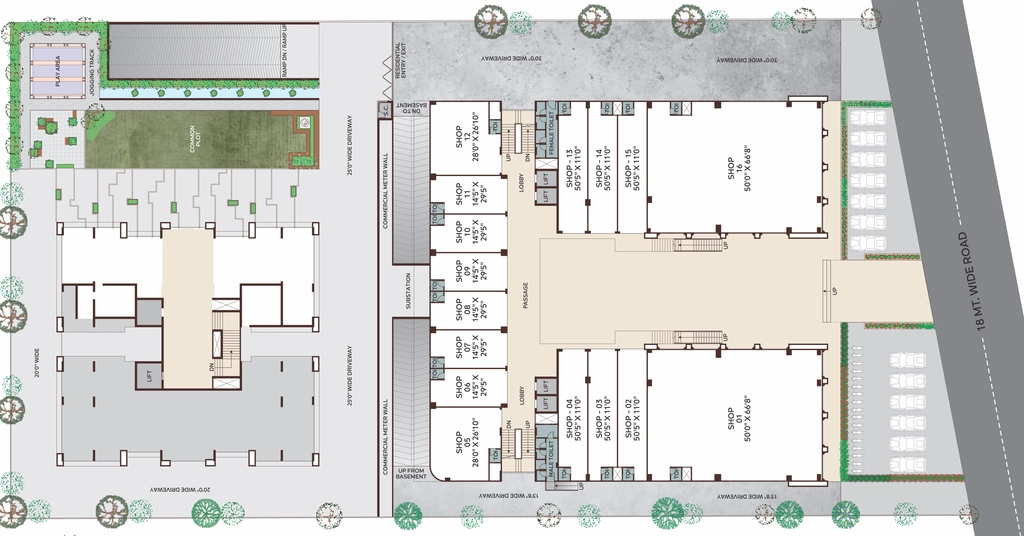 Master Plan of Malbar Prime in Nikol, Ahmedabad - Image 315882