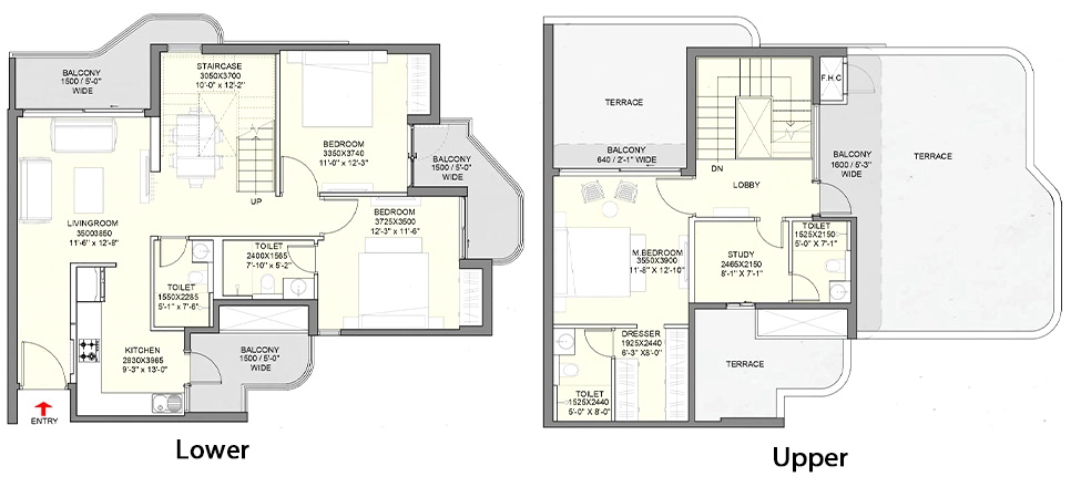 3.5 BHK Penthouse in Eldeco Ballads of Bliss in Yamuna Expressway, Greater Noida - Image 867344